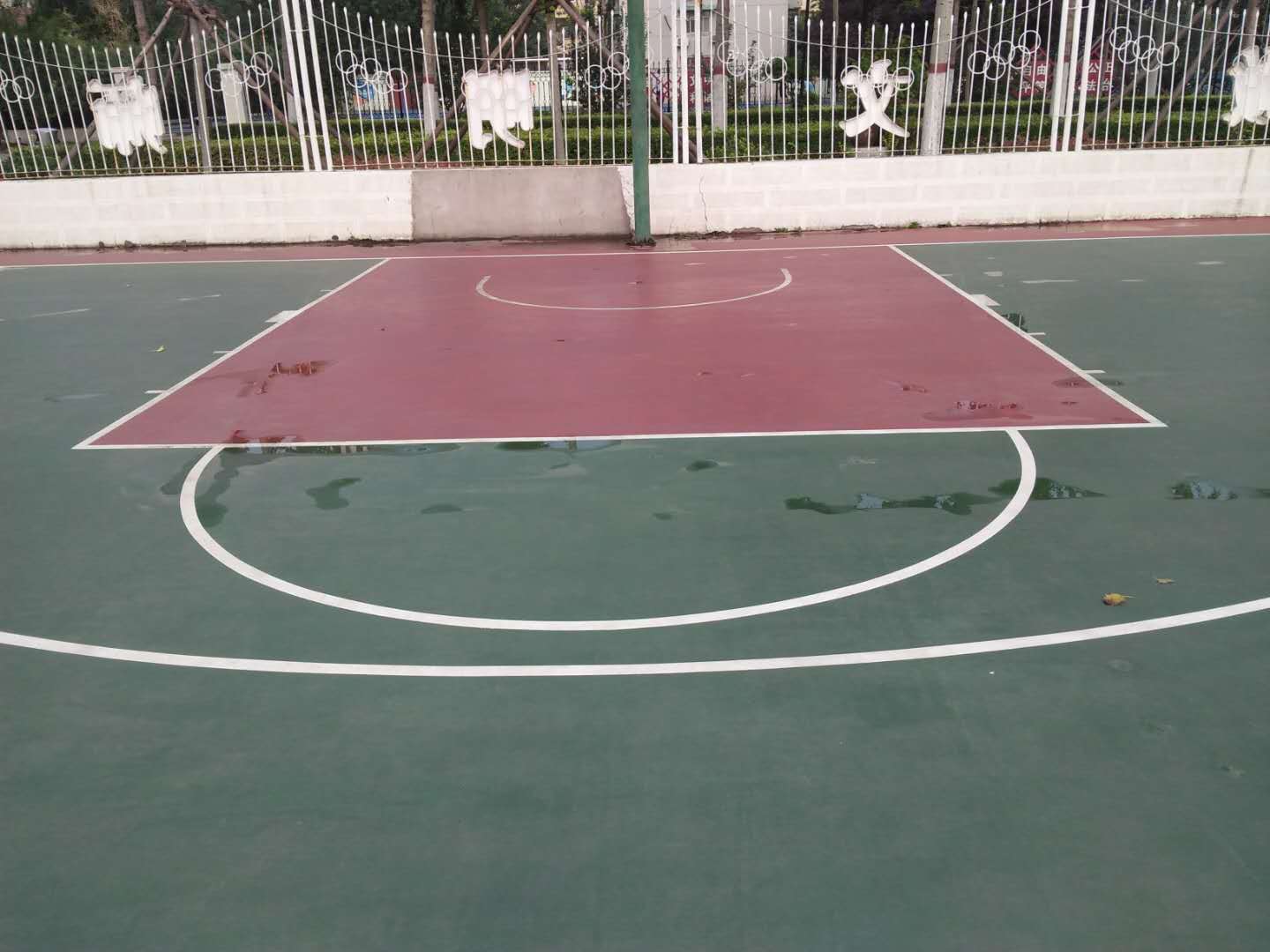学校丙烯酸与硅PU地坪